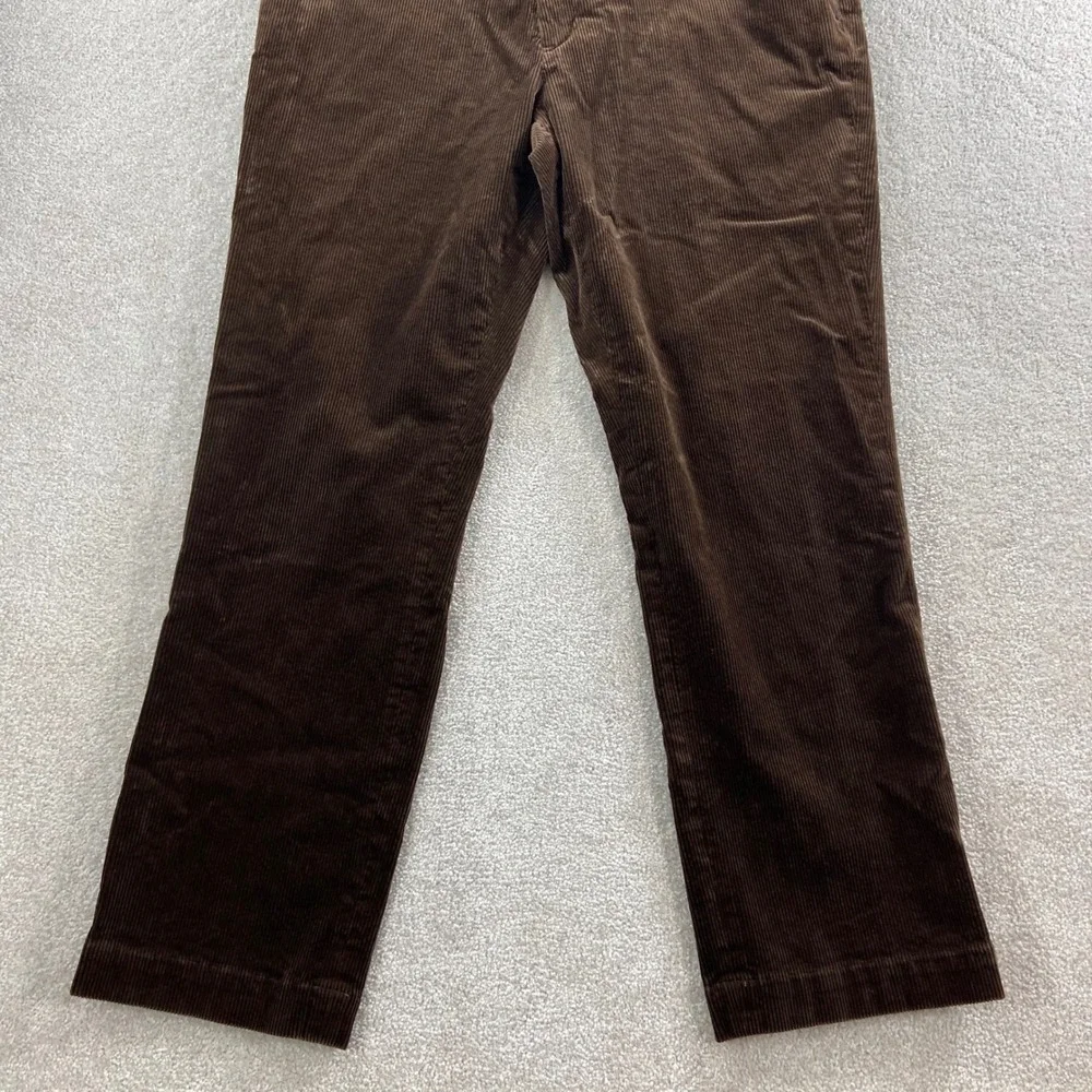 Polo Ralph Lauren Corduroy Pants Mens 38 Brown Classic Fit Stretch Trousers